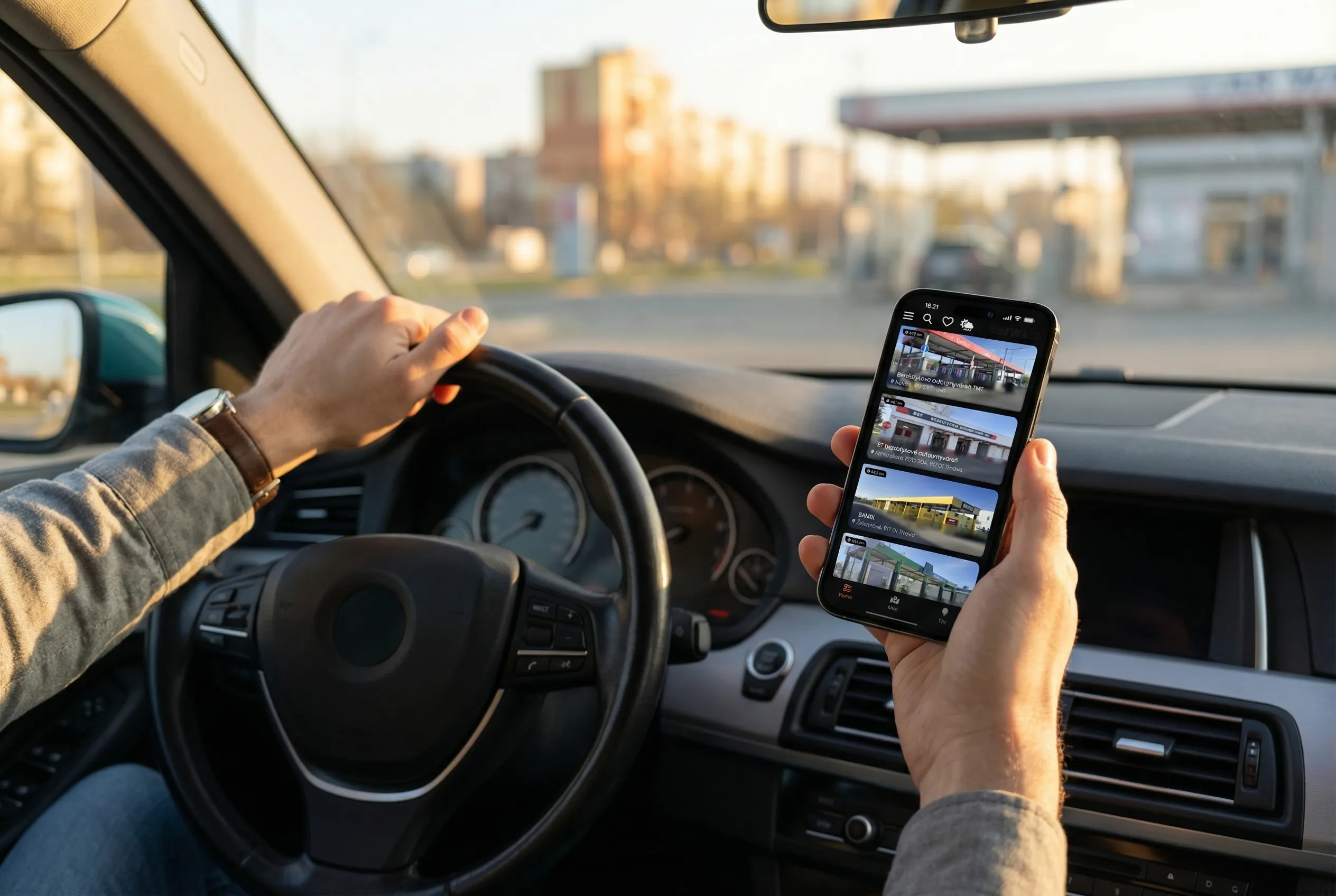 Používanie aplikácie Carwalo v aute