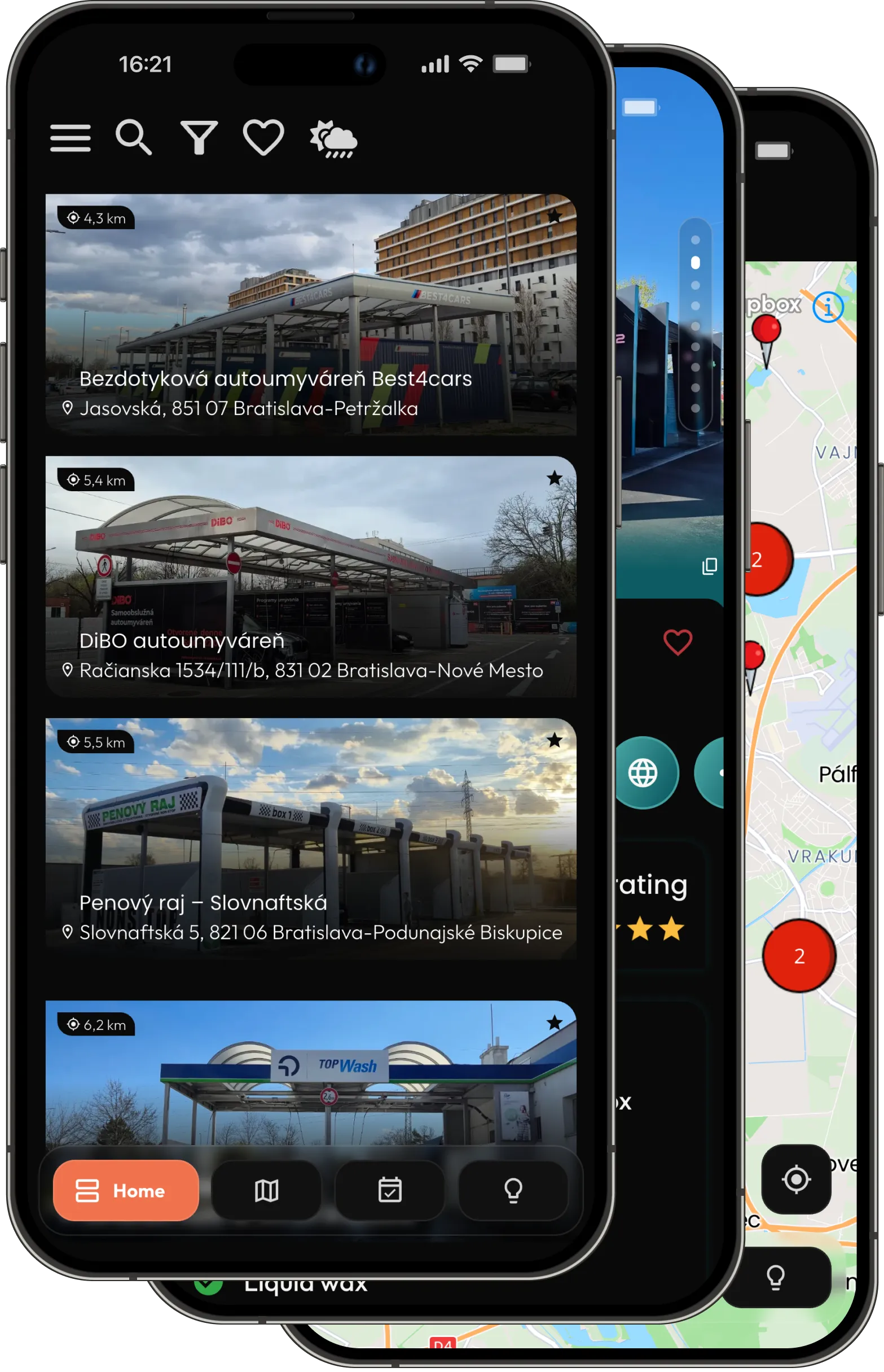 Carwalo app screenshot on iPhone, hero